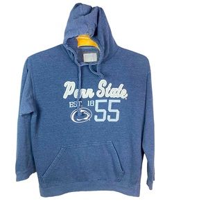 VTG Fourth & One‎ Penn State Hoodie Adult 2XL Blue Hoodie Pullover Nittany Lions